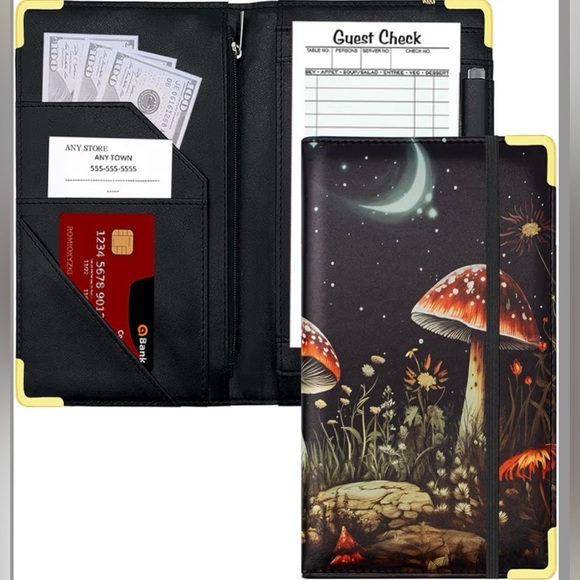 Other - Mushroom Moon Server Book - Black with Red Accents